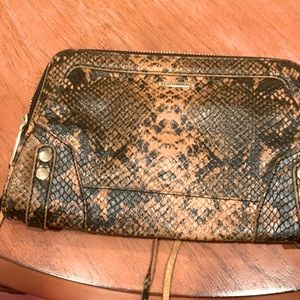 Rebecca minkoff snakeskin beautiful handbag inside and out